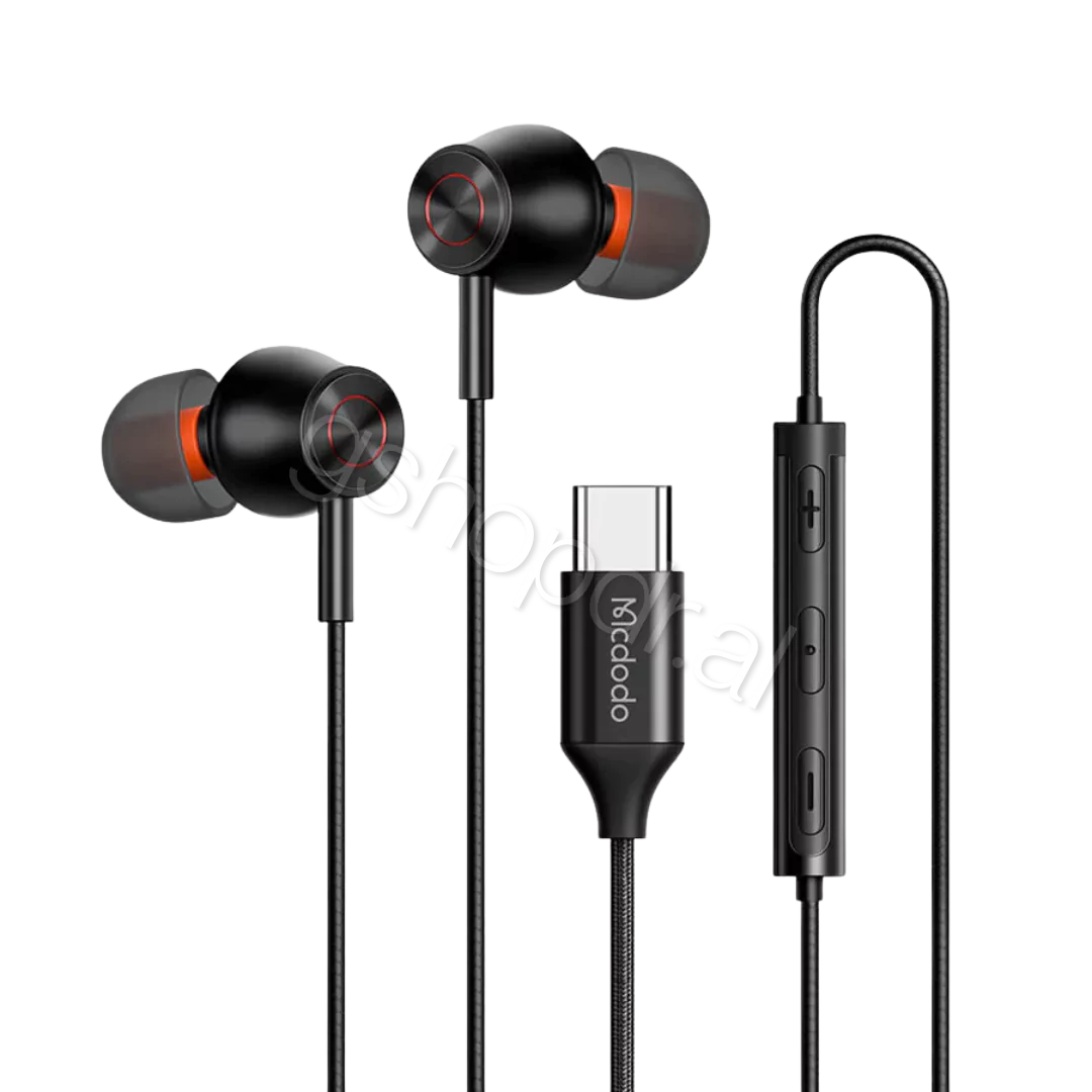 Mcdodo Stereo Earphone for Type-C (1) Mcdodo Stereo Earphone for Type-C