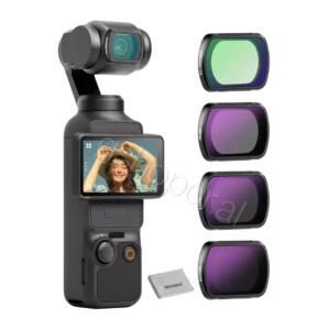 NEEWER FL-42 4-Pack Magnetic ND & Black Diffusion 14 Filter Kit for DJI Osmo Pocket 3