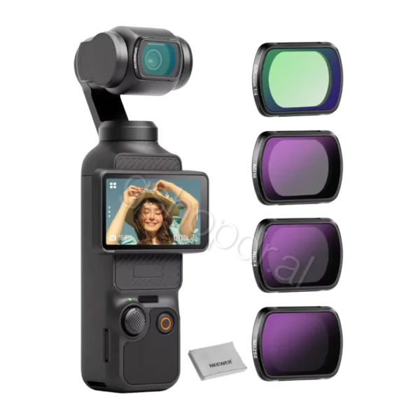 NEEWER FL-42 4-Pack Magnetic ND & Black Diffusion 14 Filter Kit for DJI Osmo Pocket 3