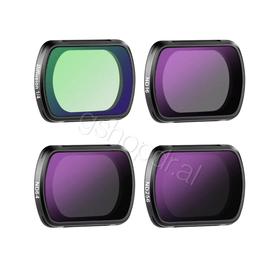 NEEWER FL-42 4-Pack Magnetic ND & Black Diffusion 14 Filter Kit for DJI Osmo Pocket 3 (2)