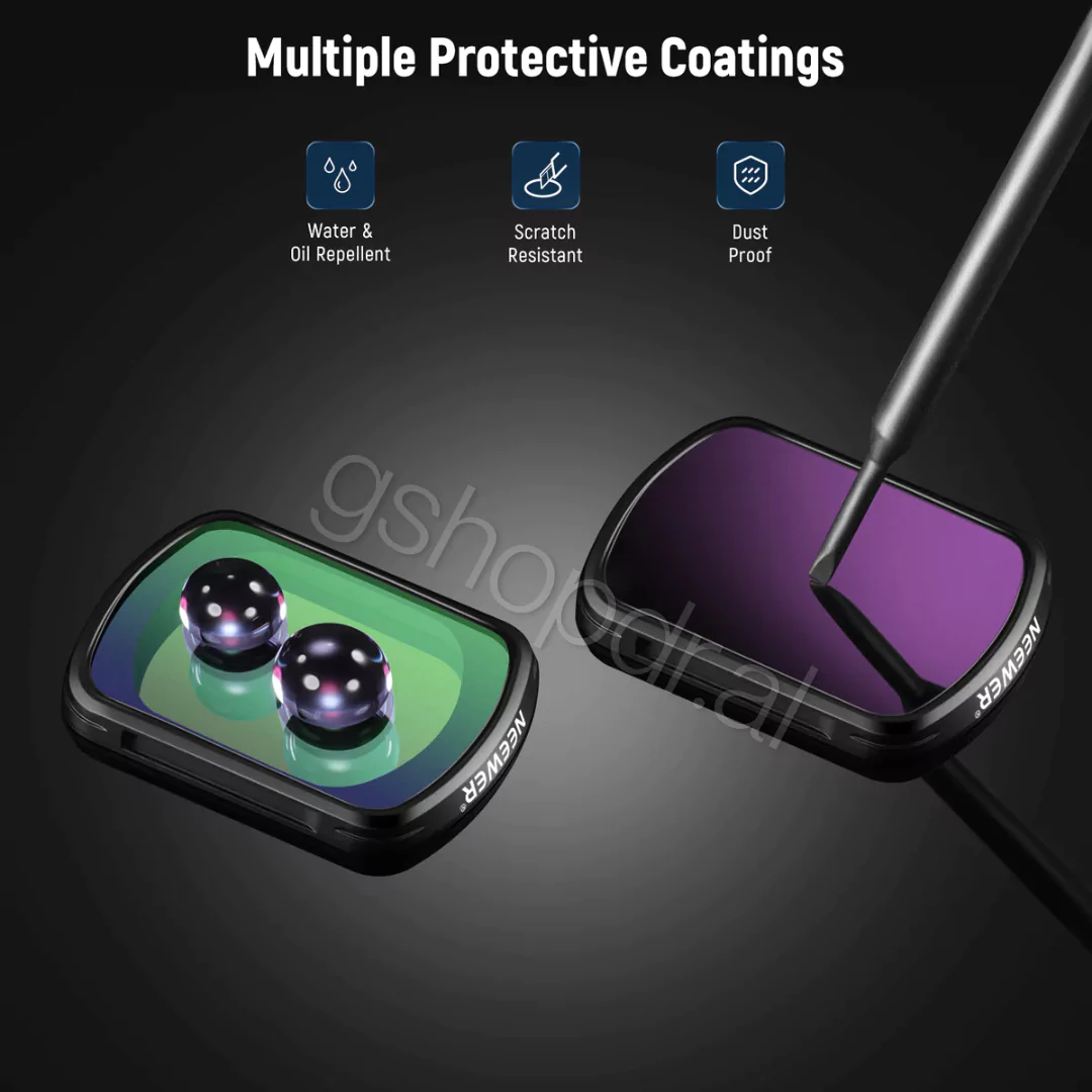 NEEWER FL-42 4-Pack Magnetic ND & Black Diffusion 14 Filter Kit for DJI Osmo Pocket 3 (5) Filter Kit FL-42 DJI Pocket 3 Durres