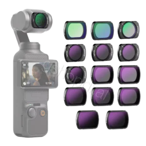 NEEWER FL-P10 14-Pack Magnetic ND & CPL & Effect Filter Set for DJI Osmo Pocket 3