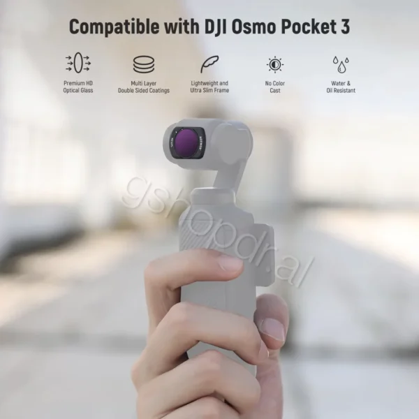NEEWER FL-P10 14-Pack Magnetic ND & CPL & Effect Filter Set for DJI Osmo Pocket 3 Durres