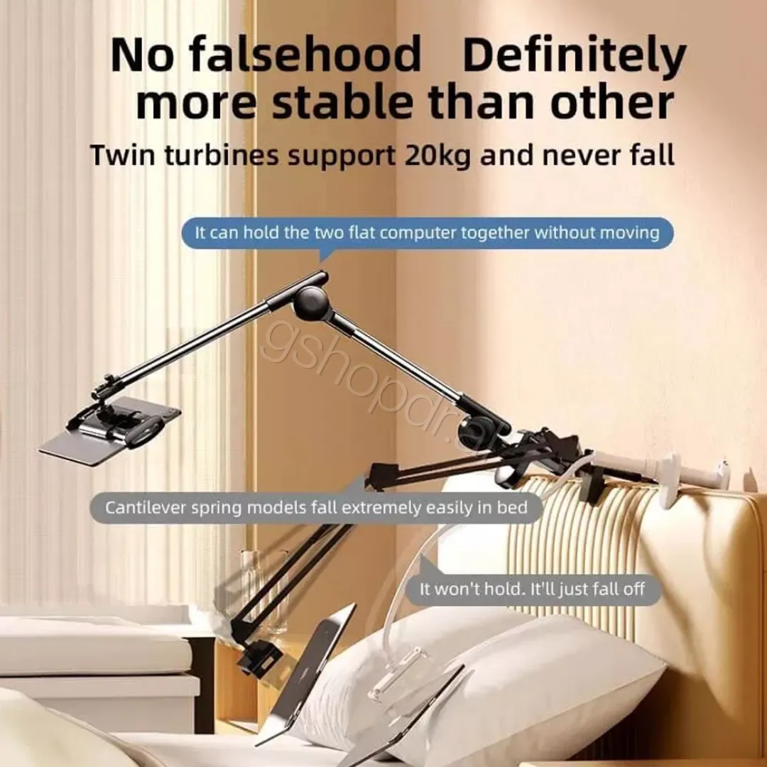 360 Degree Dual Turbo Auto Lock Lazy Stand ZM-050 (2) 360 Degree Dual Turbo Auto Lock Lazy Stand ZM-050 Durres