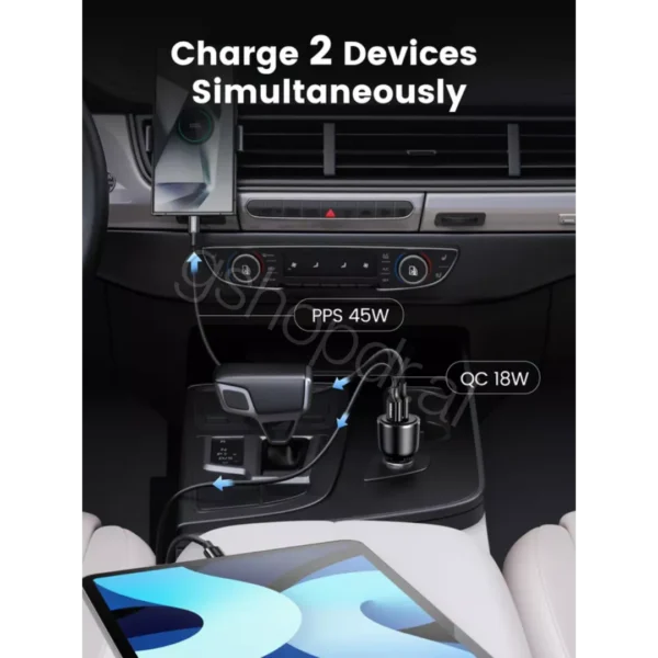 UGREEN 63W USB C Car Charger EC701 Durres