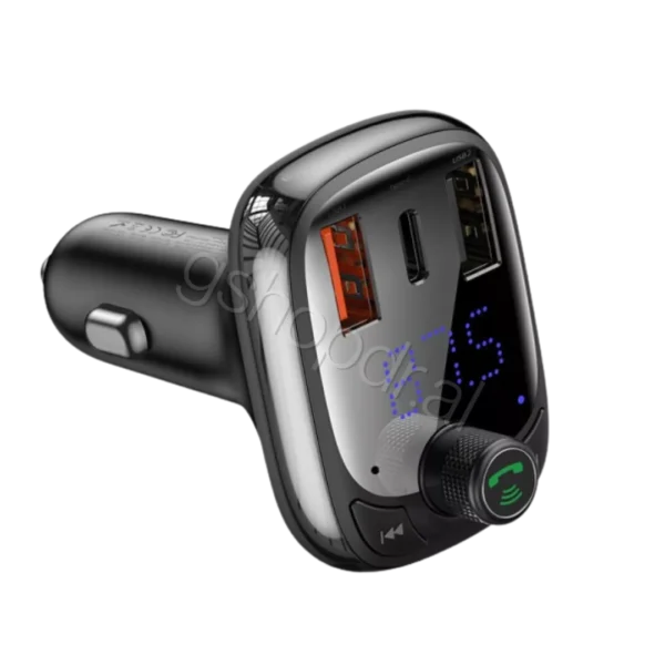 Baseus T Shaped S13 Bluetooth MP3 Car Charger