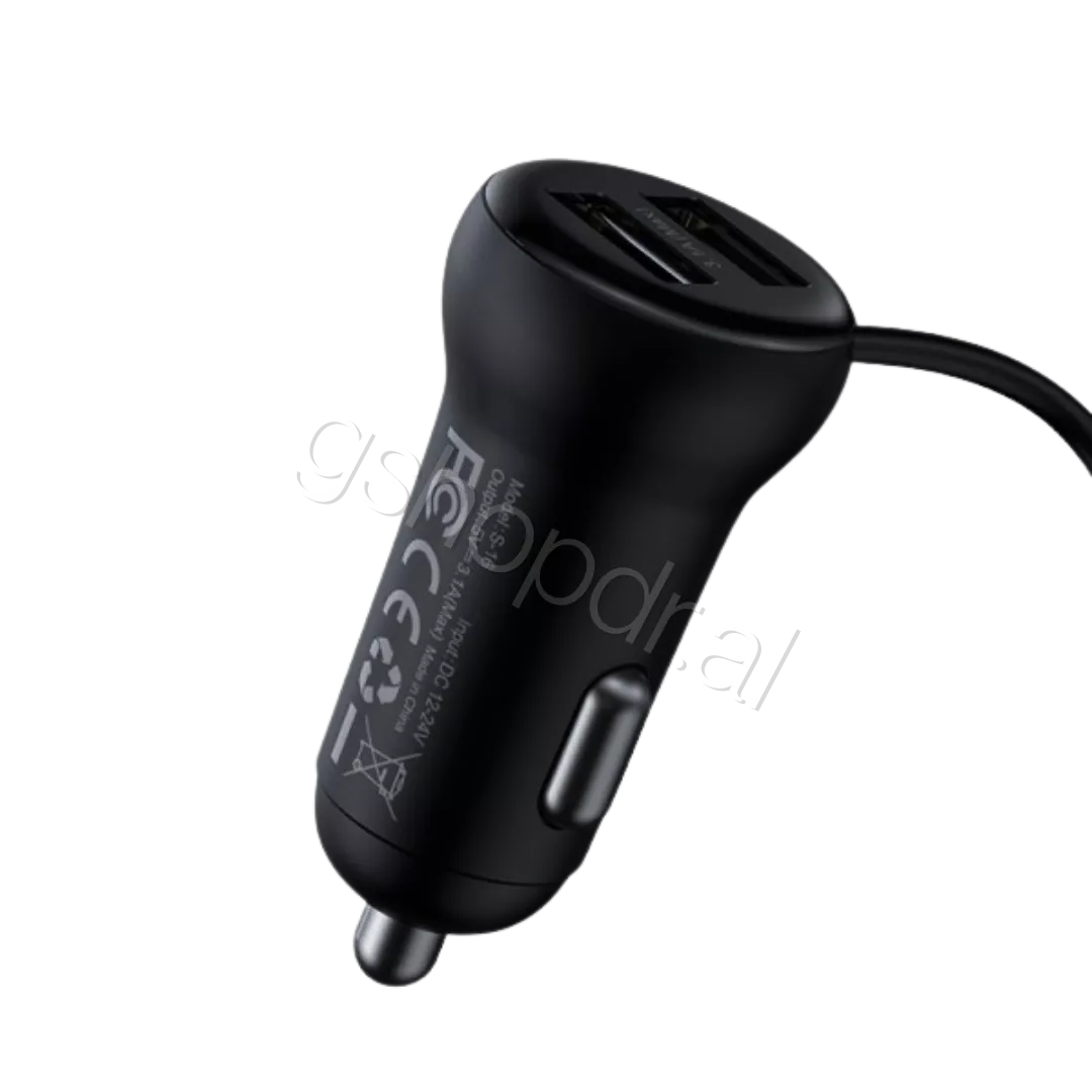 Baseus T typed S16 wireless MP3 car charger (3) Baseus T typed S16 wireless MP3 car charger Cmimi