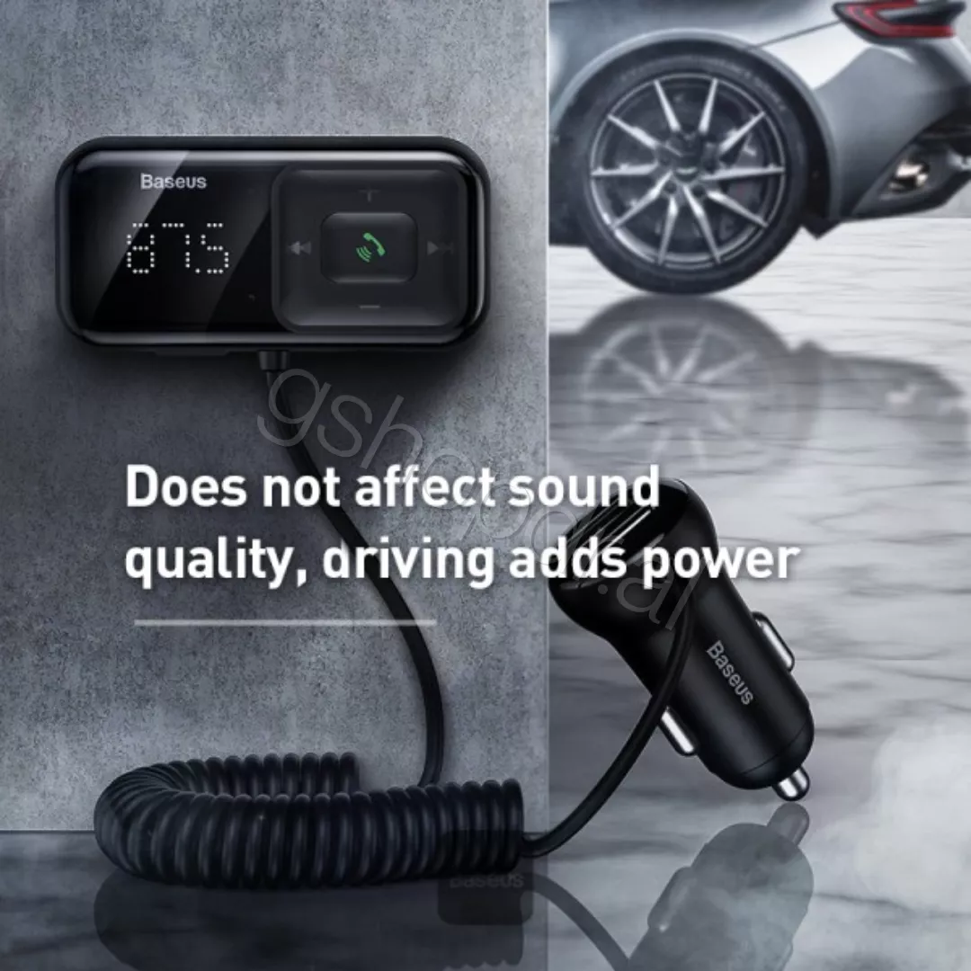 Baseus T typed S16 wireless MP3 car charger (4)