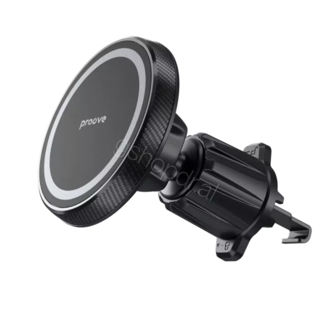 Car Holder Proove Carbon Magnetic Air Outlet Car Mount (2) Mbajtëse Makine Proove Carbon Magnetic Trane