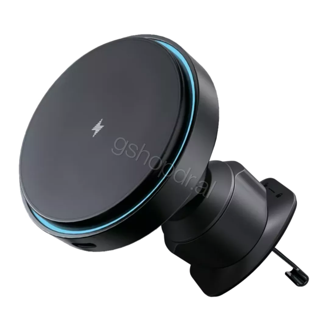Car Mount With Wireless Charger Proove Light Circle 15W (1) Car Mount With Wireless Charger Proove Light Circle 15W