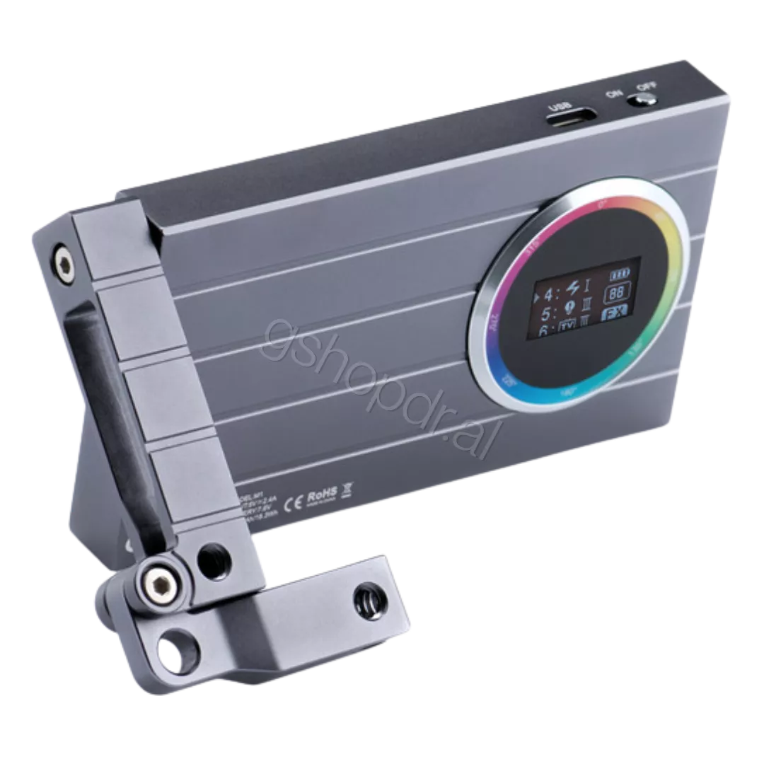 Godox RGB Mini Creative M1 On-Camera Video LED Light (2) Mini Drite Profesionale RGB 13W Godox Tirane
