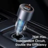 Mcdodo 75W USB-A & USB-C PD Car Charger Durres