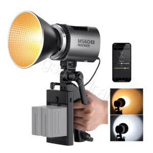 NEEWER MS60B Bi-Color LED Video Light Handheld Spotlight