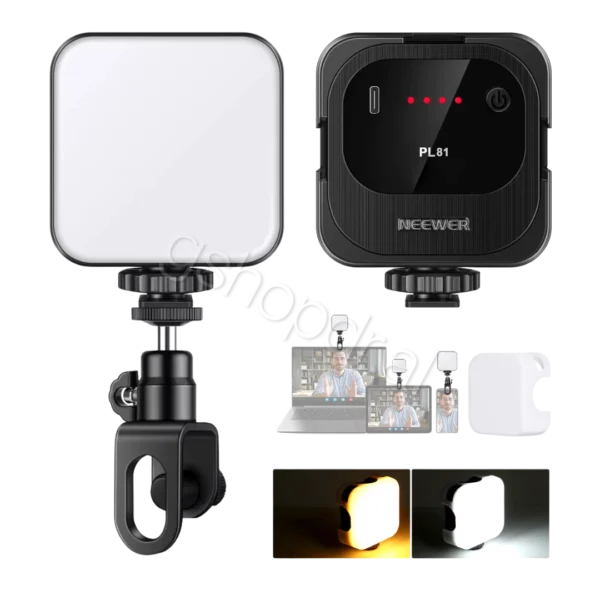 NEEWER PL81 Portable Clip on LED Video Light
