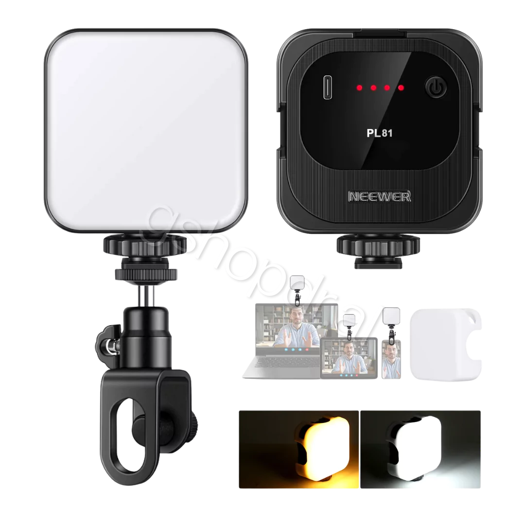 NEEWER PL81 Portable Clip on LED Video Light