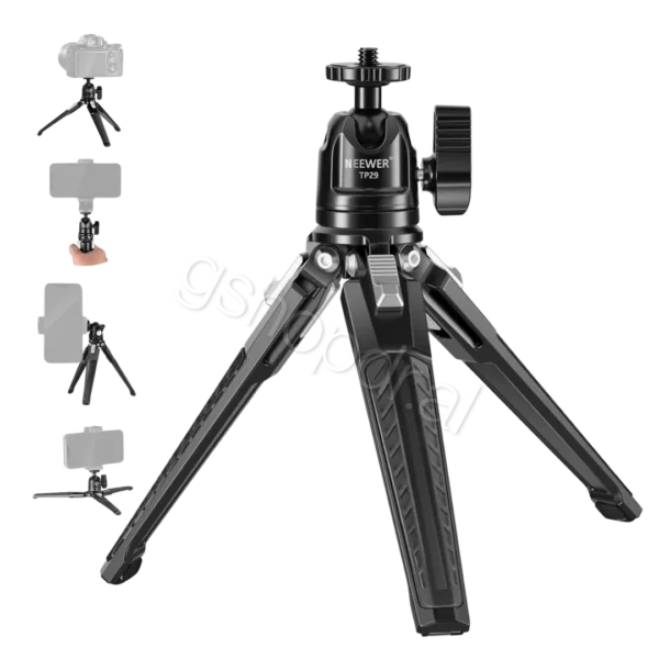 NEEWER TP29 Metal Tabletop Mini Tripod