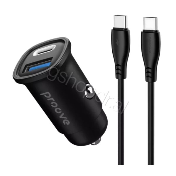 Proove Car Charger Flash 30W + Cable Type-C to Type-C