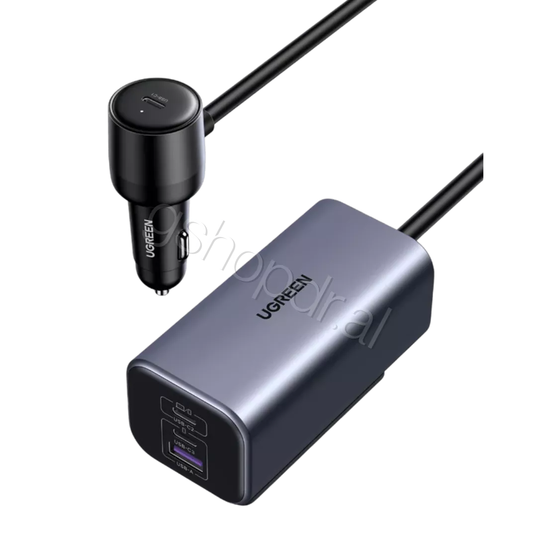 UGREEN 150W 4-Port GaN Fast Car Charger EC706