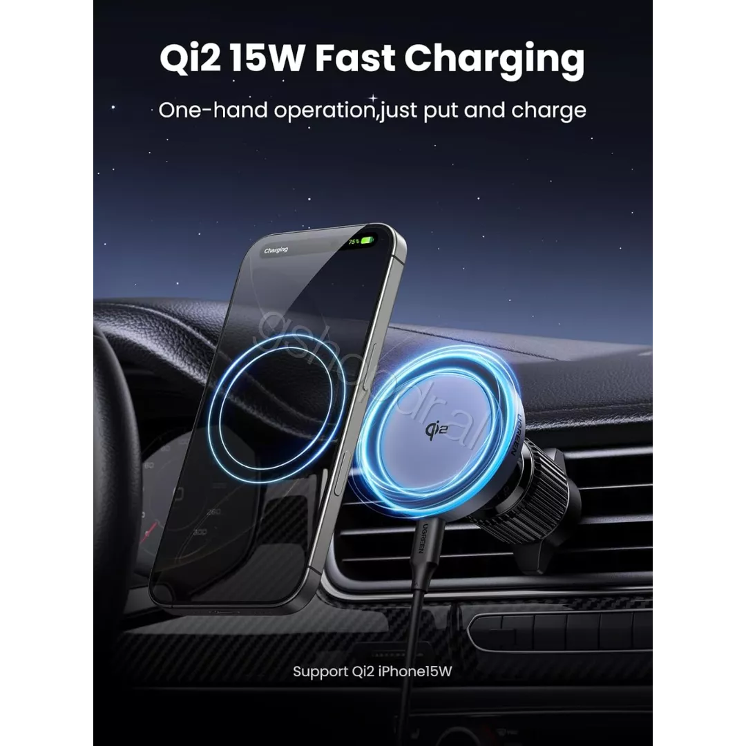 UGREEN Qi2 Wireless Car Charger W708 Tirane