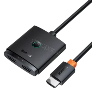 Baseus AirJoy Series 2-in-1 Bidirectional HDMI Switch with 1m Cable