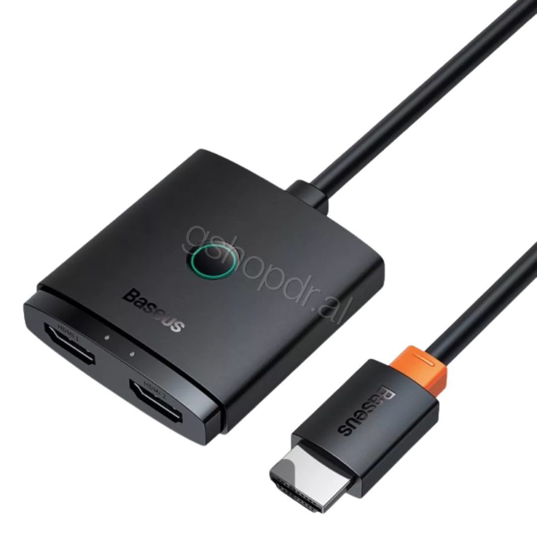 Baseus AirJoy Series 2-in-1 Bidirectional HDMI Switch with 1m Cable