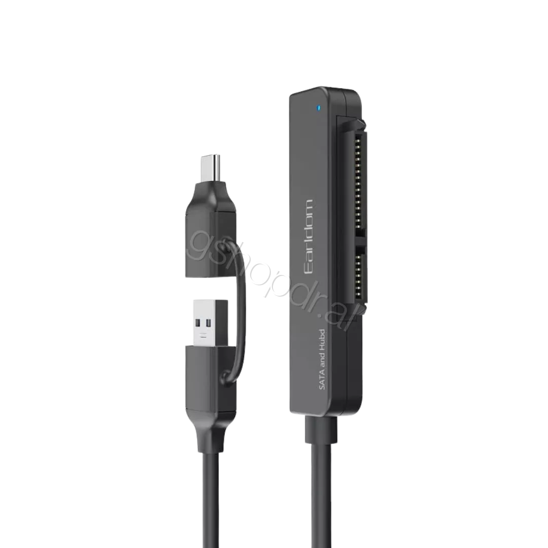 Earldom ET-W36 2-in-1 USB-CUSB to SATA Adapter for HDDSSD