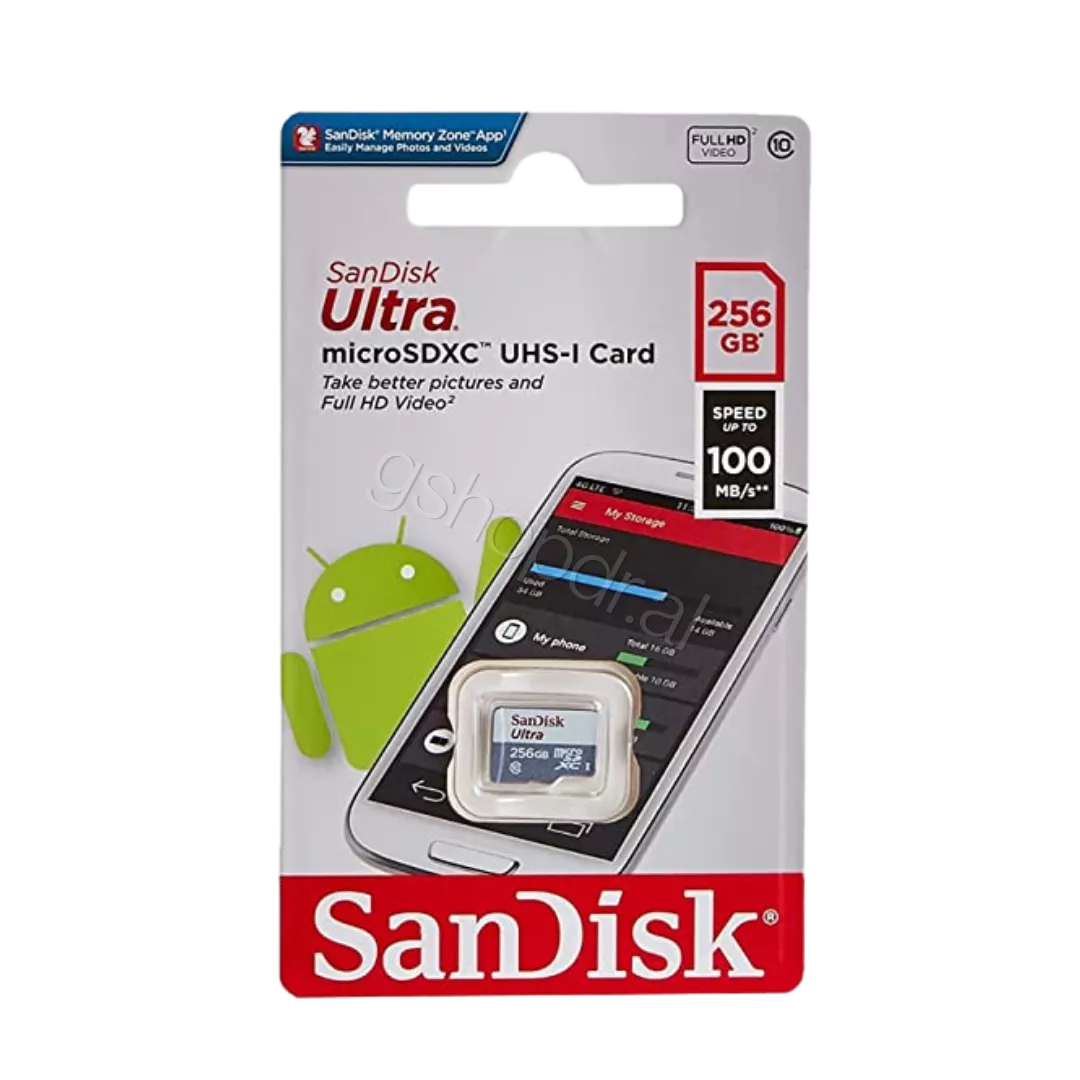 SanDisk Ultra microSD cards 100MBs 256GB Tirane