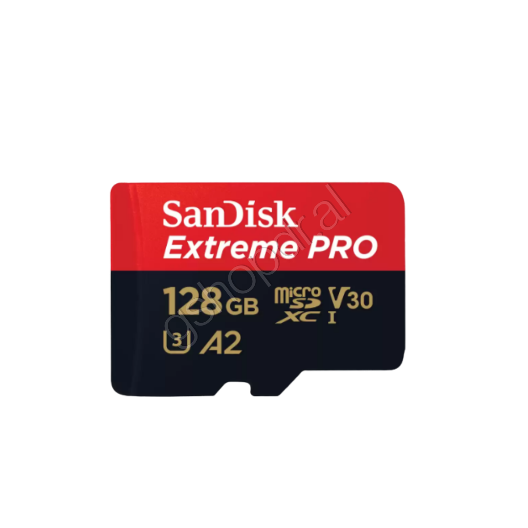SanDisk Extreme PRO microSDXC 128GB kartë memorie për video 4K UHD