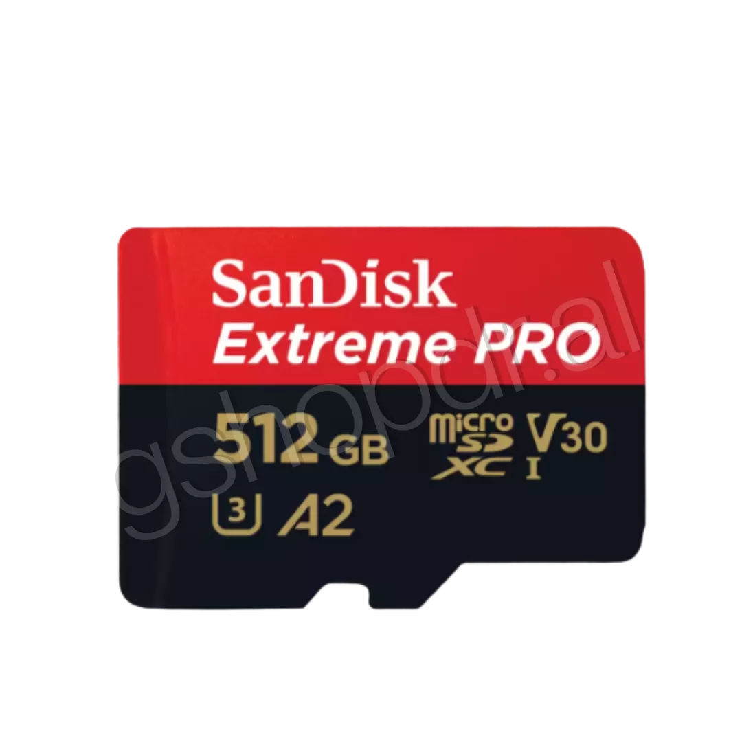 SanDisk Extreme PRO microSDXC 512GB kartë memorie për video 4K UHD