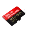 SanDisk Extreme PRO microSDXC 512GB pamje anësore e kartës së memories