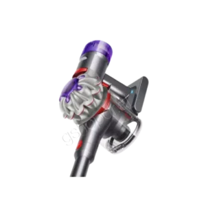 Dyson V8 Advanced cordless vacuum motor head close up me teknologji ciklonike dhe fuqi të lartë thithëse