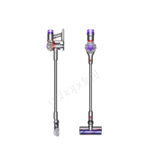 Dyson V8 Advanced cordless vacuum cleaner pamje e plotë me tub të gjatë dhe kokë pastrimi
