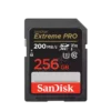 SanDisk Extreme PRO SDXC UHS-I Card 256GB V30 U3 200MB/s memory card