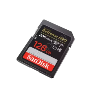 SanDisk Extreme PRO SD Card 128GB UHS-I V30 U3 pamje anësore për kamera profesionale