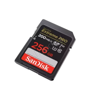SanDisk Extreme PRO 256GB SD card high speed photography and 4K video storage