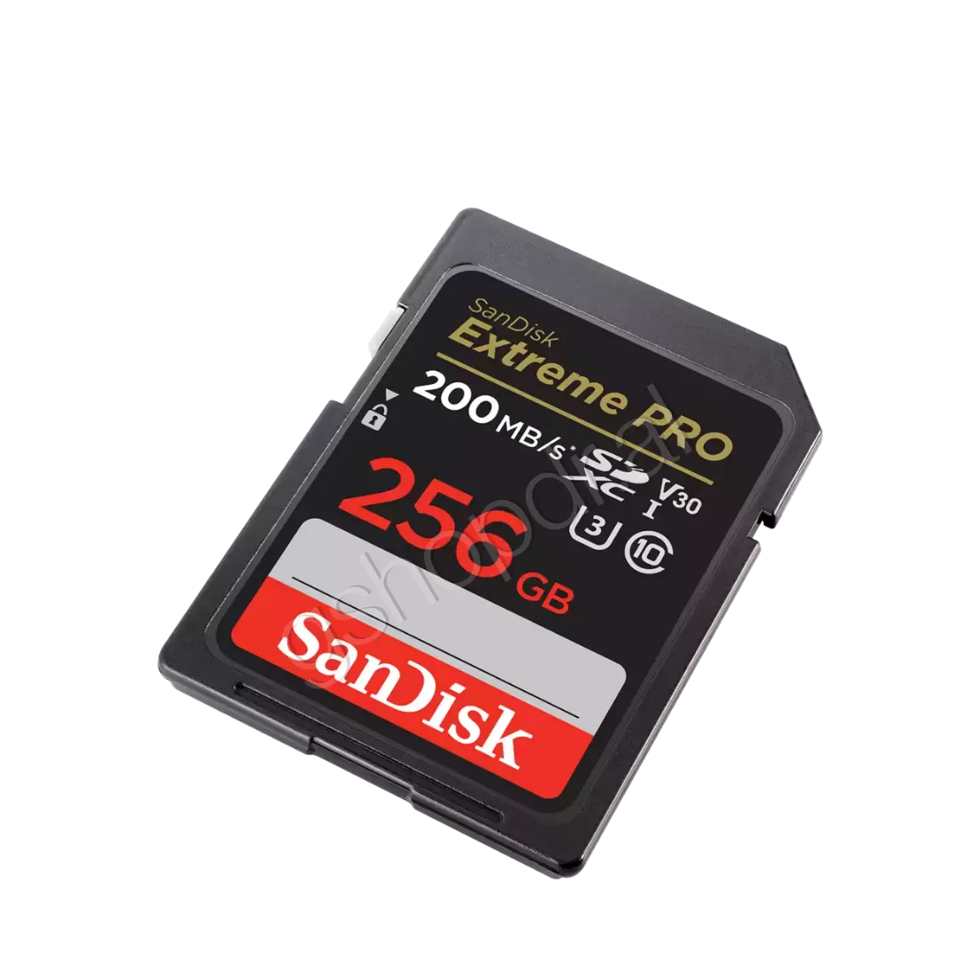 SanDisk Extreme PRO 256GB SD card high speed photography and 4K video storage